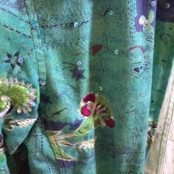 Jacket turquoise blue - Picture 2 of 3